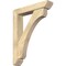 Ekena Millwork Legacy Slat Rough Sawn Bracket w/ Offset Brace, Douglas Fir, 6"W x 30"D x 38"H BKT0604X30X38LEC06RDF - alternate 1